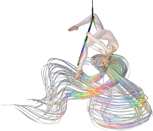 Aerial Hoop Dancing Ribbons For Her Hair Png Spiral Notebook Illustration Spiral Notebook Png