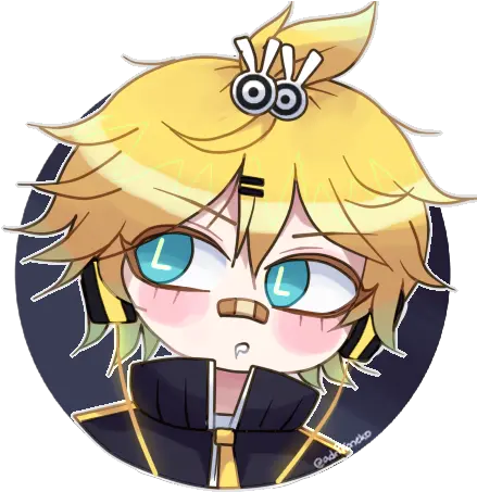 Kagamine Stylish Energy Icons Fictional Character Png Rin Kagamine Icon