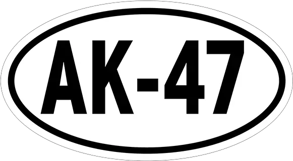 Ak 47 Oval Decal Clipart Full Size Clipart 3119223 Circle Png Ak 47 Logo