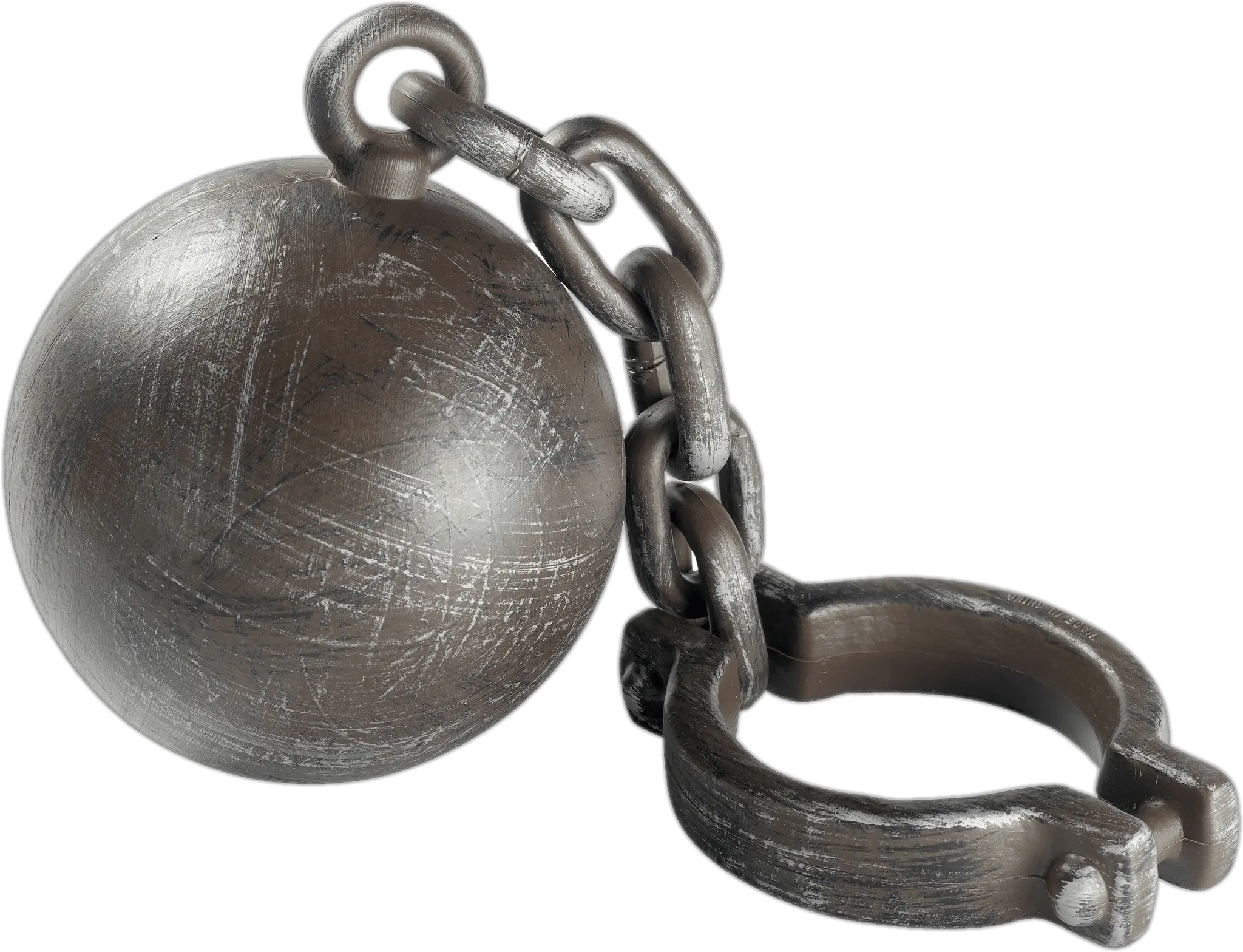 Halloween Ball And Chain Transparent Png Stickpng Convict Ball And Chain Chain Transparent Background