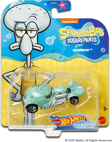 Spongebob Squarepants Character Cars News Mattel Hot Hot Wheels Spongebob Character Cars 2020 Png Squidward Transparent