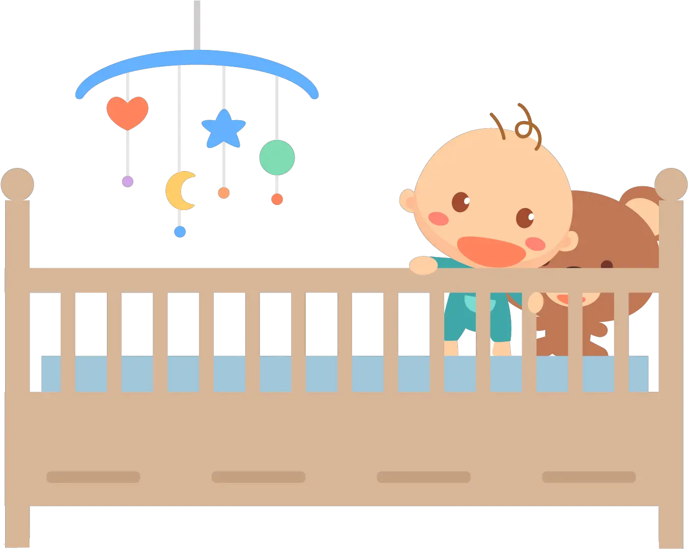 Crib Clipart Baby Bed Transparent Free For Baby In Crib Clipart Png Bed Clipart Png