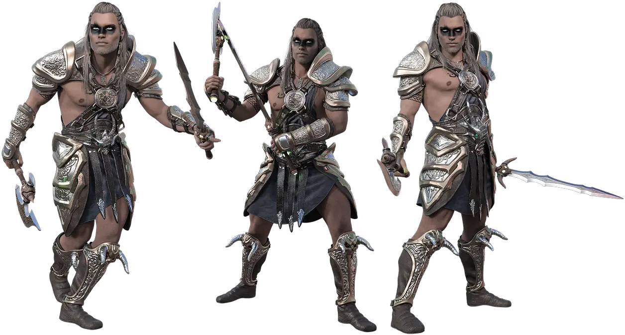 Knight Armor Png Barbarian Warrior Knight Free Picture Barbarian Knight Orc Png