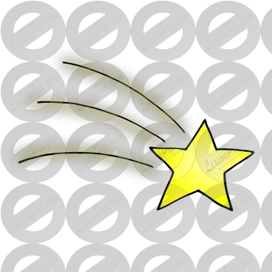 Shooting Star Picture For Classroom Therapy Use Great Illustration Png Shooting Star Transparent