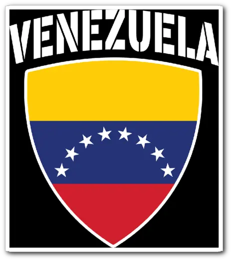Venezuela Pride Vinyl Sticker Free Shipping Flag Of Venezuela Png Venezuela Flag Png