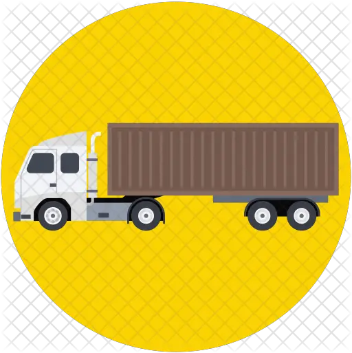 Semi Truck Icon Of Flat Style Commercial Vehicle Png Semi Truck Png