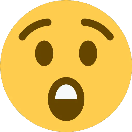 Astonished Face Emoji Astonished Emoji Png Shocked Face Png