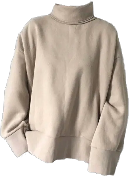 Newest Product For Women Aesthetic Sweatshirt Png Beige Sweater Aesthetic Png Sweater Png