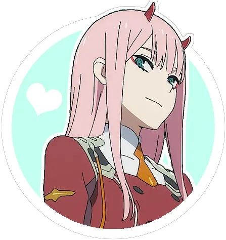 Anemone Darling In The Franxx Anime Girl Pink Hair Horns Png Zero Two Png