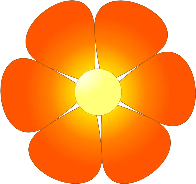 Orange Flowers Cliparts Free Download Clip Art Png Clipartix Flower Clipart Transparent Png Flowers Clip Art Png
