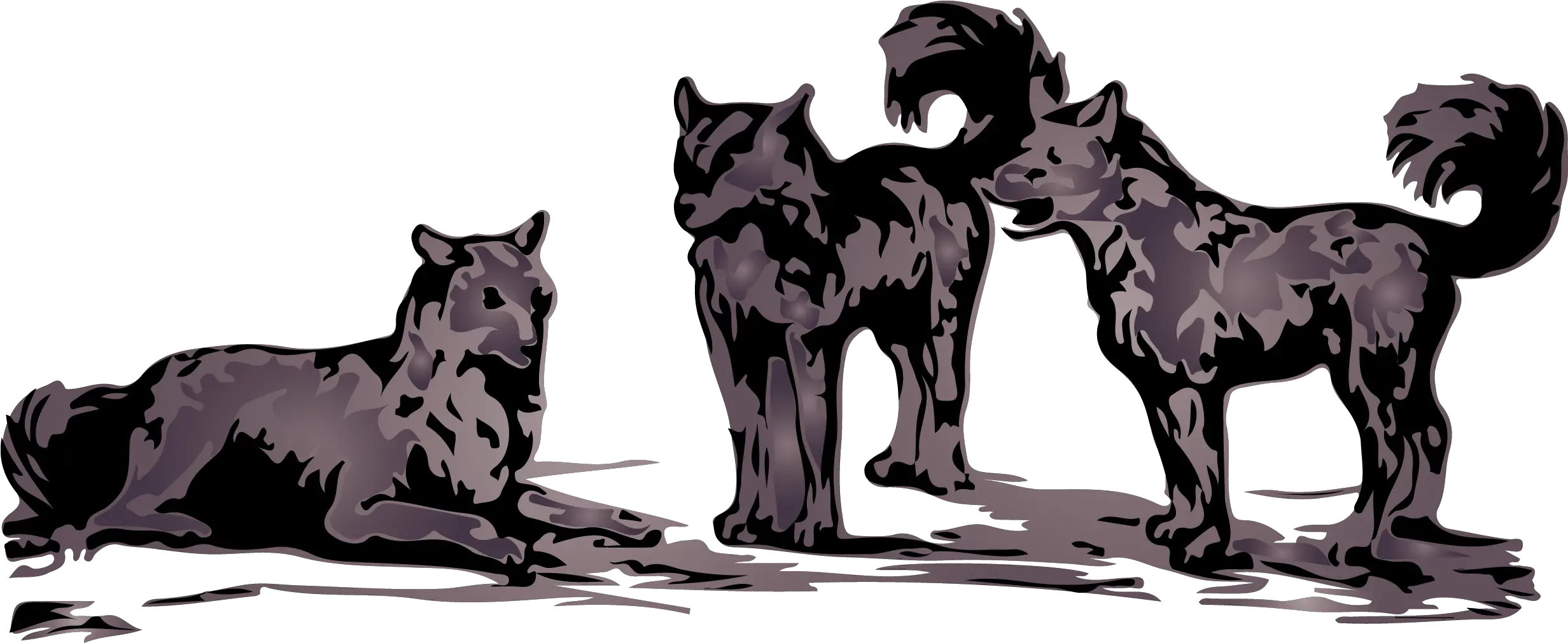 Snappygoat Transparent Background Wolf Pack Clipart Png Wolves Png