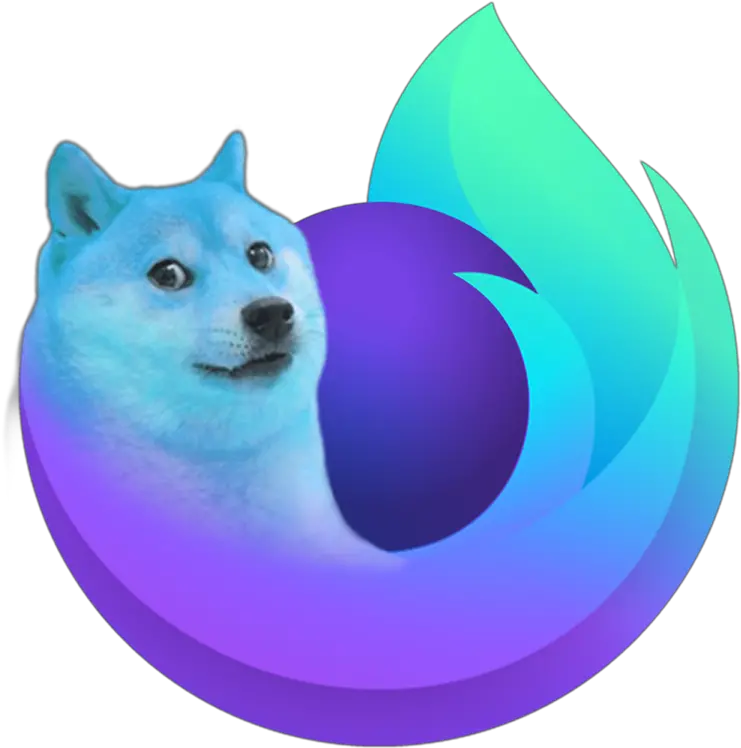 Firedoge Icon Album On Imgur Simplified Firefox Meme Logo Png Squidward Icon