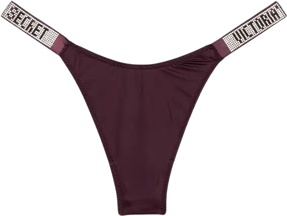 Who Said The Holidays This Year Couldnu0027t Be Glamorous Vogue Shiny Oanties Purple Victorias Secret Png M Icon Underwear
