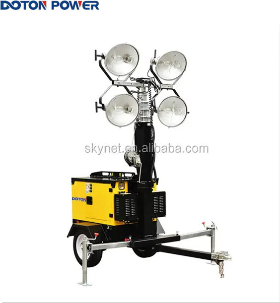 Trailer Truck Tpye Metal Halide Light Tower With Kubota Png Icon