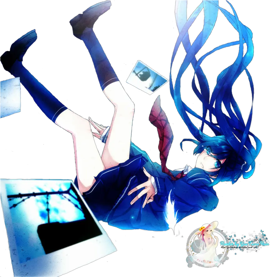 Anime Girl Falling Png Transparent Anime Girl Falling From The Sky Falling Png