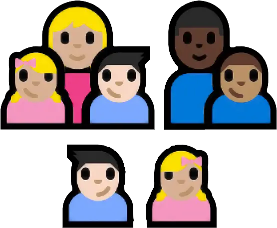 The Northern Nj Single Parents Meetup Group Paramus Diverse Family Emoji Png Single Mom Icon