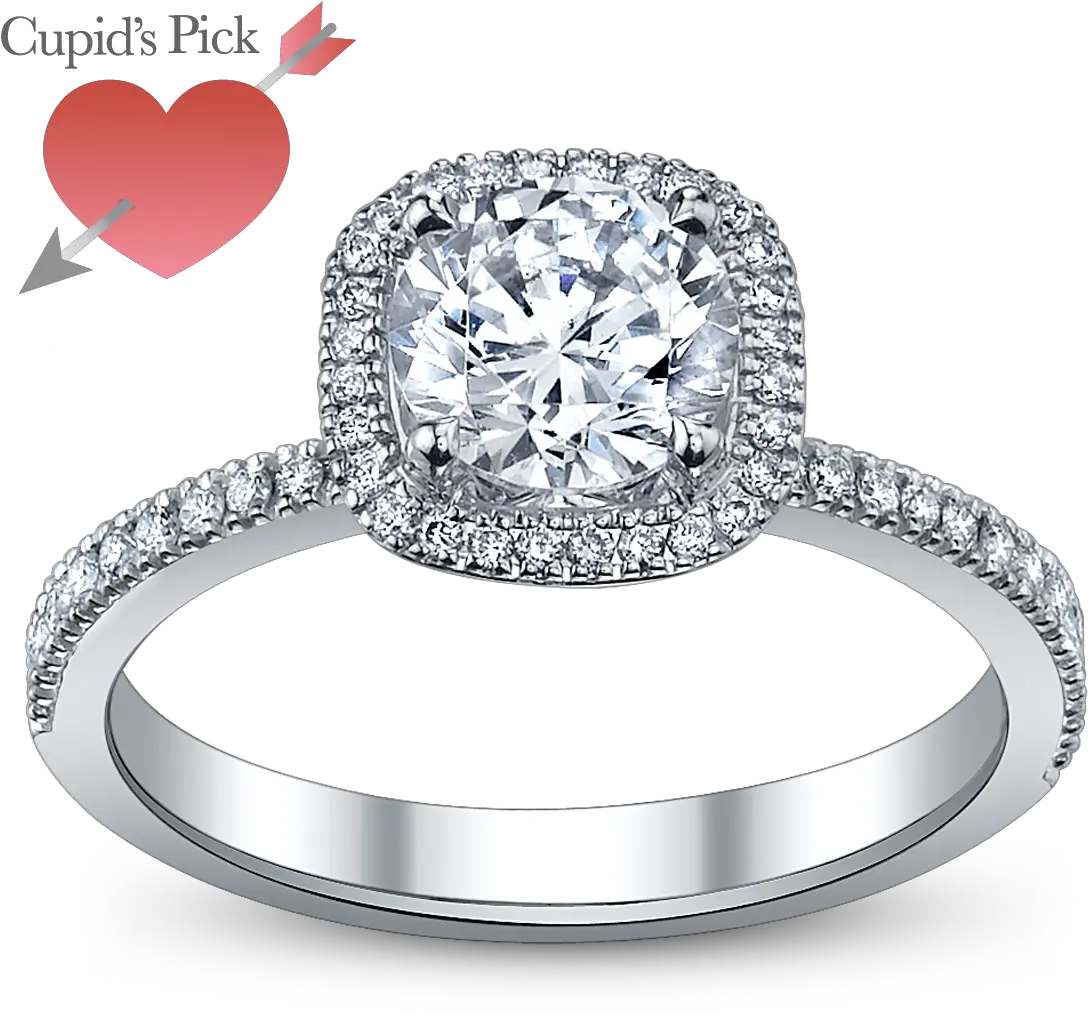 Download Simon G Robbins Brothers Halo Engagement Rings Diamond Png Rings Png