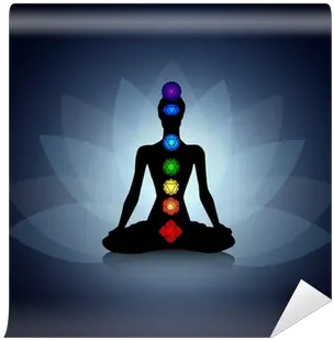 Yoga Silhouette Wall Mural Pixers Yoga Hinduism Meditation Png Yoga Silhouette Png