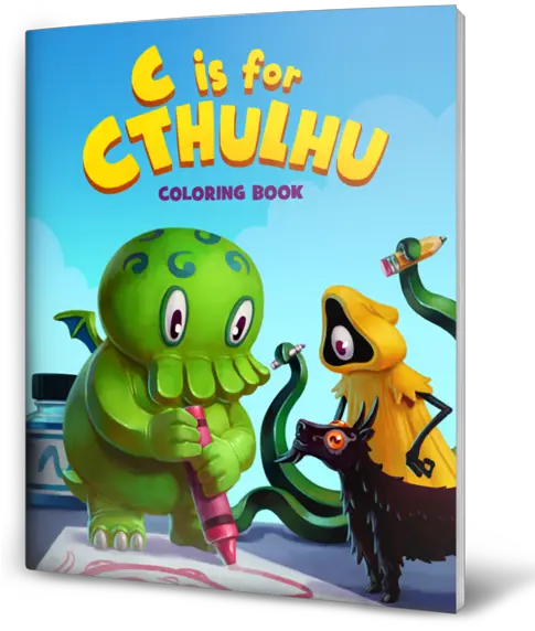C Is For Cthulhu Coloring Book Monsters Of Cthulhu Book Png Cthulhu Transparent