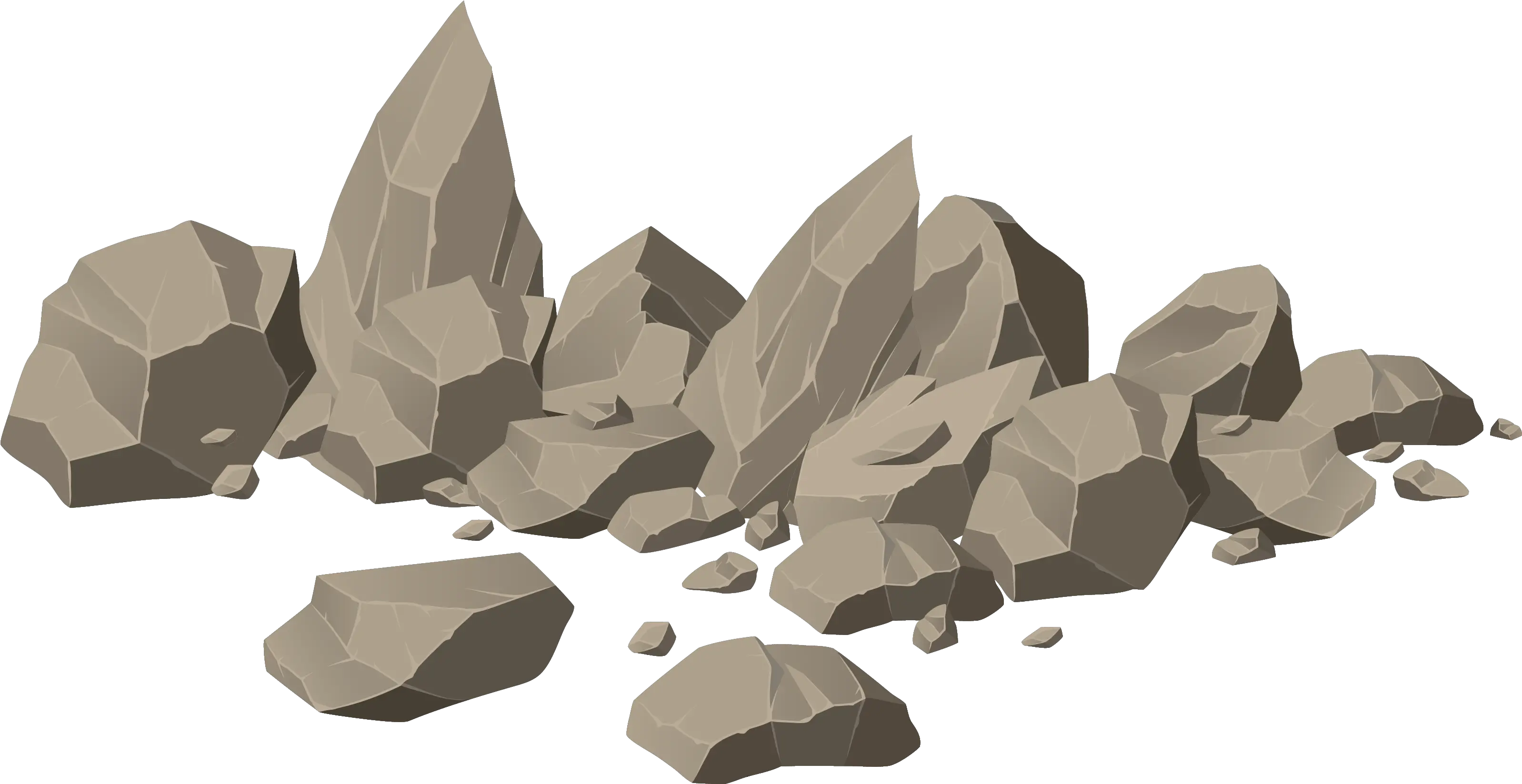 Rock Stone Vector Png 7 Image Rocks Vector Rocks Transparent Background