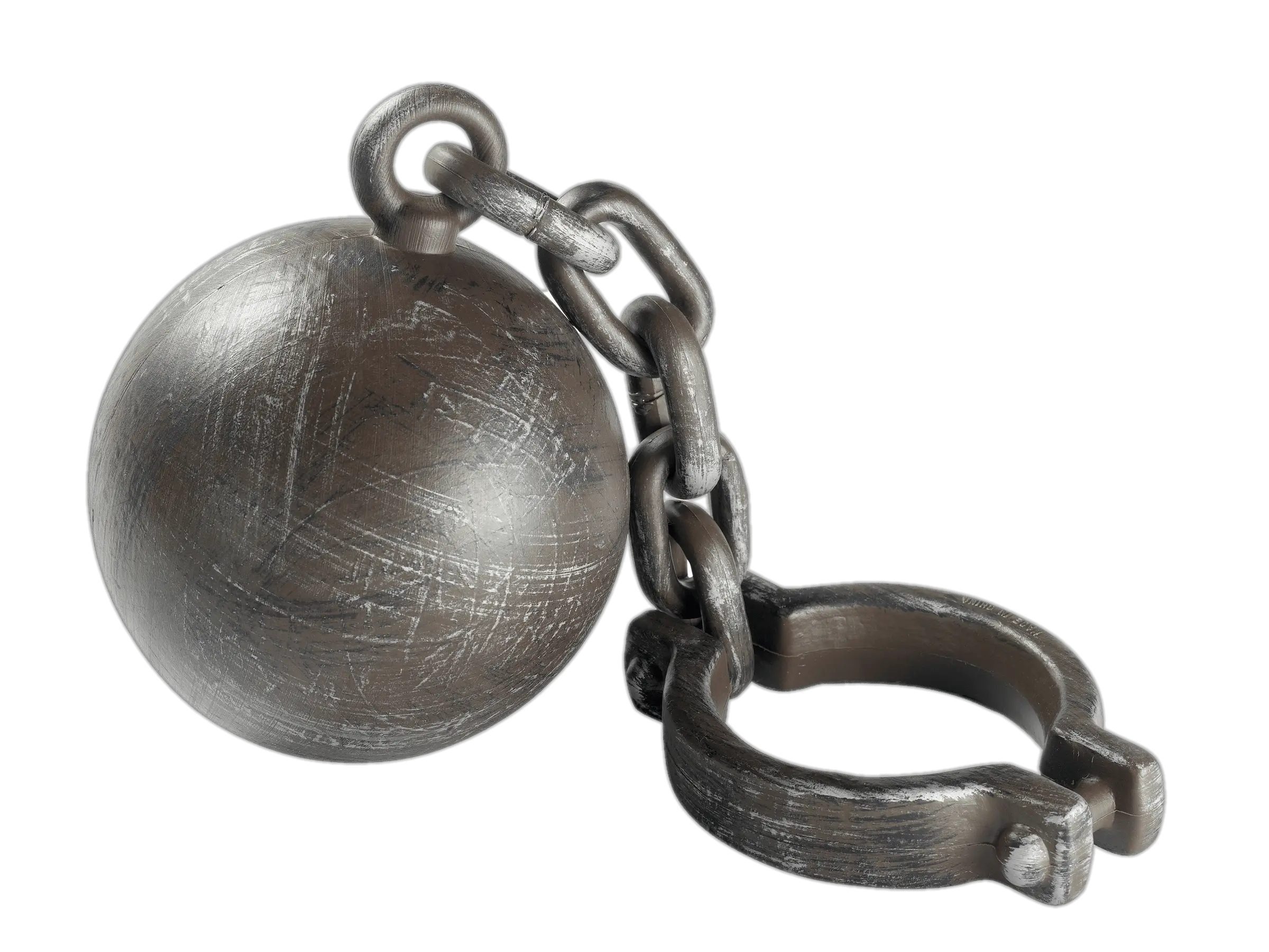 Folsom Prison Ball And Chain Transparent Png Stickpng Convict Ball And Chain Prison Png