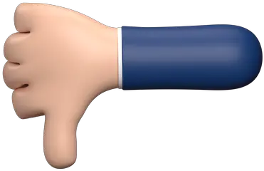 Premium Dislike Hand Gesture 3d Illustration Download In Png Fist How Do Design A Hand Icon On Photoshop