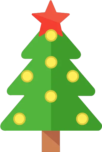 Christmas Tree Xmas Icon Png And Svg Vector Free Download Simple 2d Christmas Tree Holiday Icon Pack