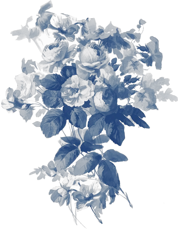 Blue Floral Png Picture Mart Blue Flower Watercolor Png Spring Flowers Png