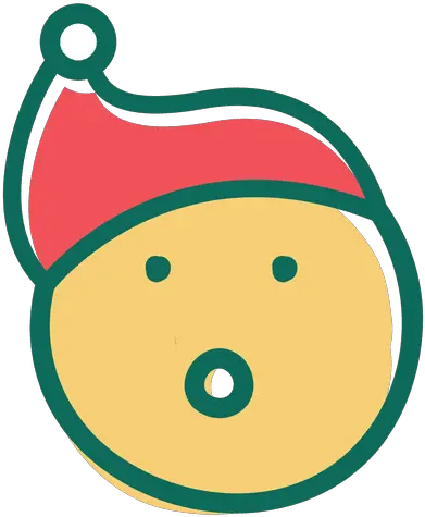 Surprise Santa Claus Hat Face Emoticon 28 Transparent Png Clip Art Surprise Png