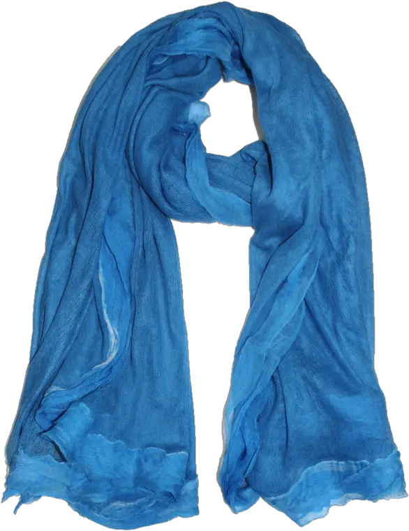 Oversized Scarf With Double Trim Around Border Blue Scarf Png Scarf Transparent Background