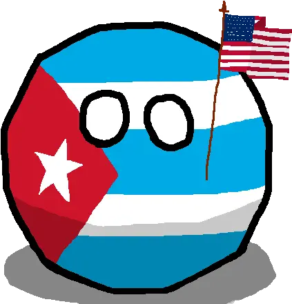 Republic Of Cubaball 1902 1952 Polandball Wiki Fandom Cuba Ball Png Cuban Flag Png