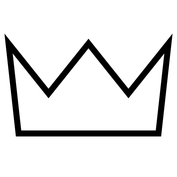 Black Crown Clipart Three Point Crown Tattoo 564x600 White Crown Png Clipart Crown Clipart Transparent png