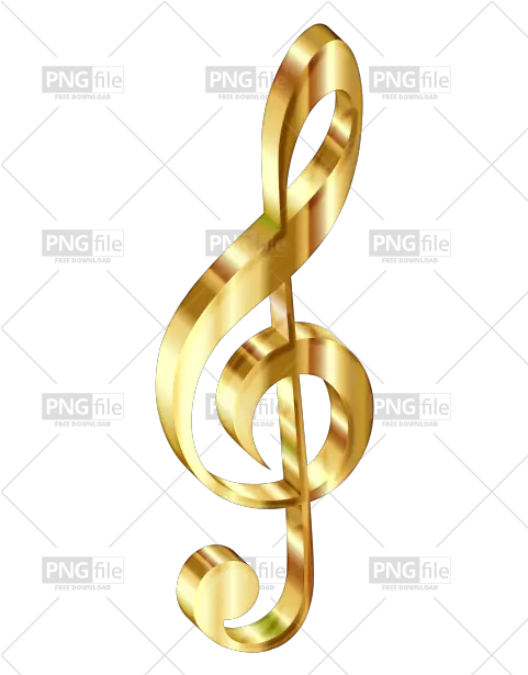Clef Music Note 3d Png Free Download Photo 216 Pngfile Musical Note 3d Png Music Note Symbol Png png