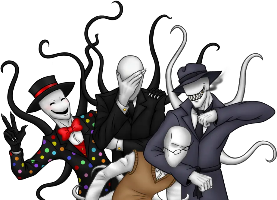 Download All The Slender Man Creepypasta Slenderman Png Slender Man Transparent