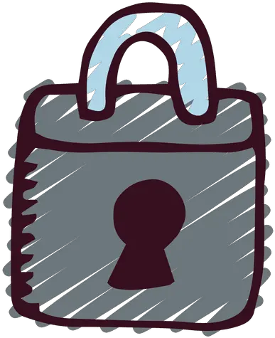 Download Vector Padlock Icon Vectorpicker Lock Doodle Transparent Background Png Social Media Icon Pack Vector