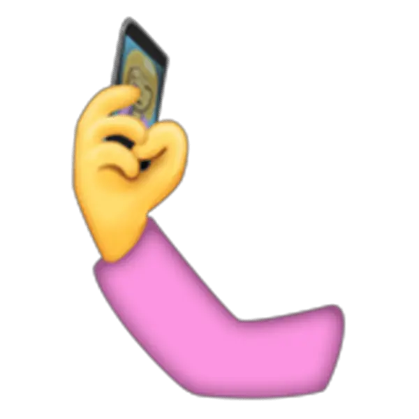 Taking Selfie Emoji Selfie Emoji Png Clipart Full Size Phone In Hand Emoji Shrug Emoji Png