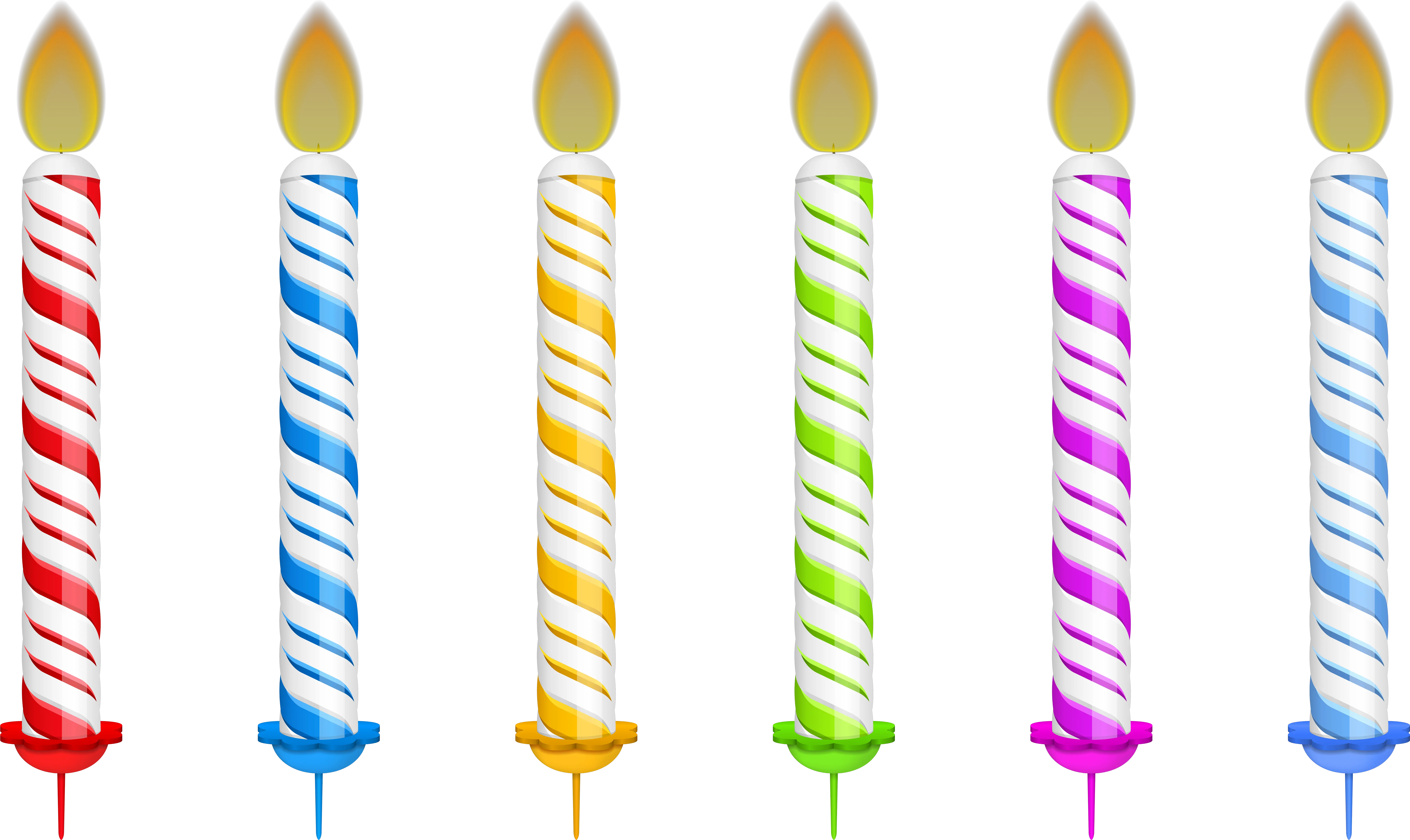 Birthday Candles Transparent Png Clip Drawings Of Birthday Candles Candle Transparent Png