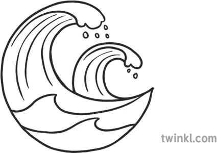 Sea Waves Emoji Newsroom Ks2 Black And White Rgb Ice Lolly Template Png Wave Emoji Png