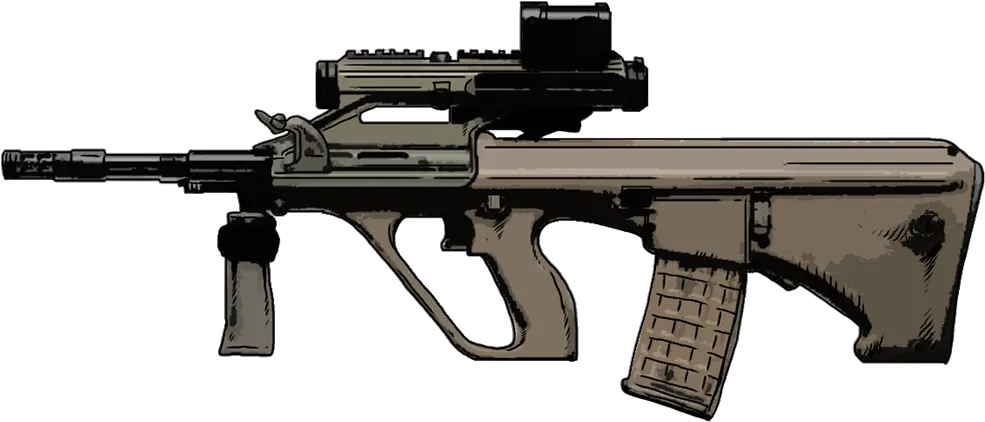 Steyr Aug Assault Rifle Woingear Png