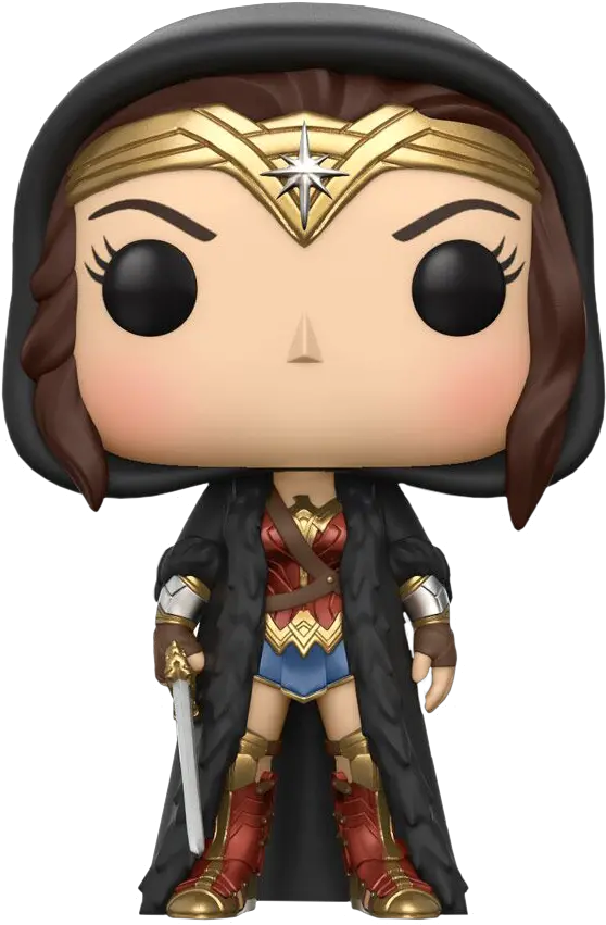 Wonder Woman With Cloak Funko Pop Vinyl Figure Popcultcha Funko Wonder Woman Png Wonder Woman Png png