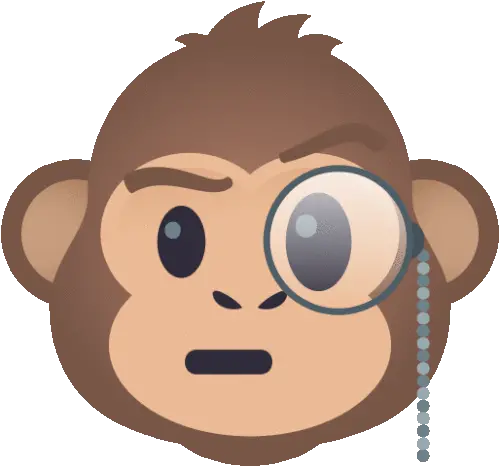 Monkey With Monocle Joypixels Gif Monkeywithmonocle Monkey Joypixels Discover U0026 Share Gifs Happy Png Monocle Icon