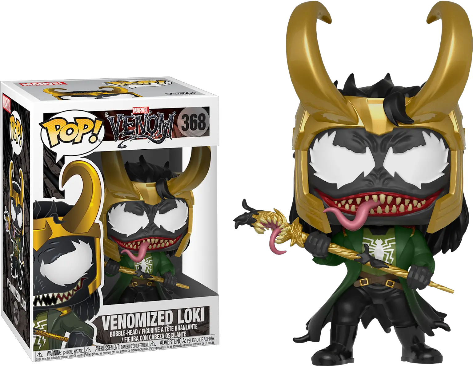 Funko Pop Venom Loki Png Image With No Funko Pop Venomized Loki Loki Transparent Background