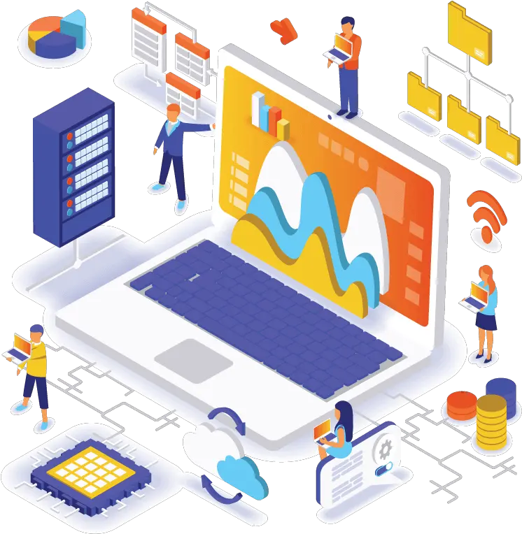 Web Development Png Data Analytics Vector Isometric Full Stack Developer Png Development Png