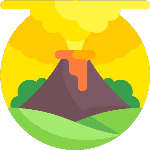 Volcano Mountain Png Volcano Icon Png