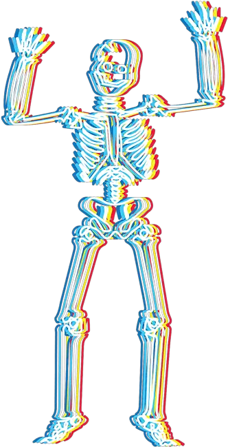 Psychedelic Skeleton Simple Halloween Trippy Skeleton Hand Png Trippy Png