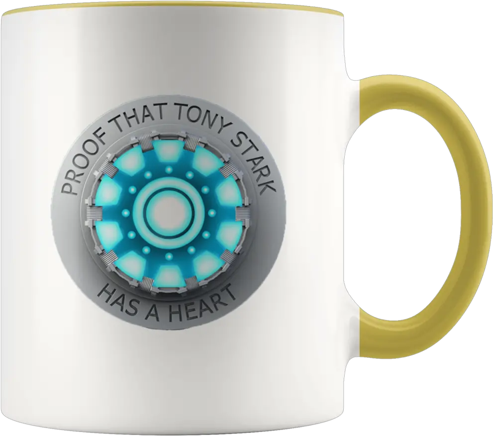 Proof That Tony Stark Has A Heart Arc Coffee Cup Png Arc Reactor Png