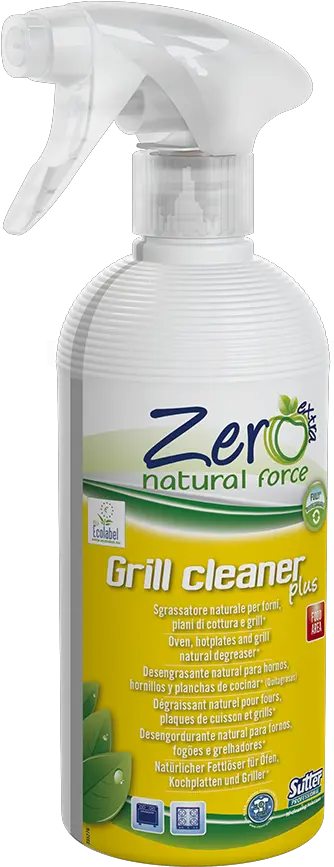Zero Natural Force Grill Cleaner Plus Degreaser For Ovens Cooktops And Grills 500ml Zero Natural Force Lactic Png Grill Transparent
