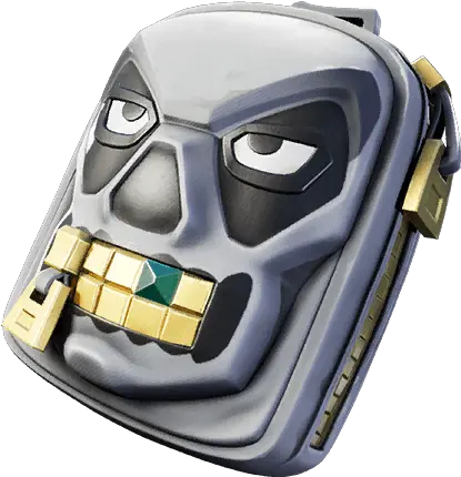 Grinning Ghoul Fortnite Grinning Ghoul Back Bling Png Skull Trooper Icon