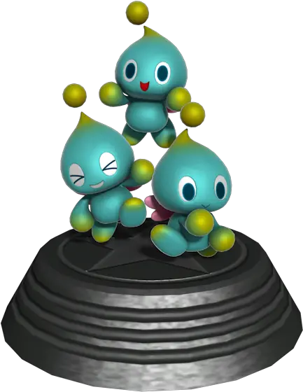 Download Sonic Generations Chao Statue Chao Sonic Dot Png Sonic Generations Logo