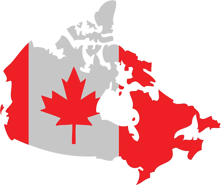 Federal Initiatives Canada Map Flag Png Canada Flag Png